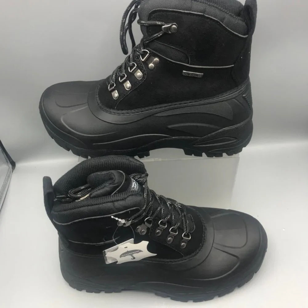 Waterproof Winter, Snow Men's 7 inch tall boots Comfortable warm insoles. Brand